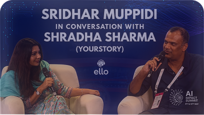 Sridhar Muppidi in Conversation with Shradha Sharma (YourStory)